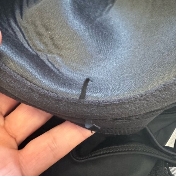 Swim By Cacique Balconette 40C Black Tankini Swimsuit Top Sheer Polka‎ Dot - Picture 10 of 11